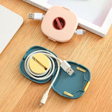 Cases & Skins: Case Cord Tangle Free Organizer Portable Earphones Manager Wire Winder Cable - Pink*1