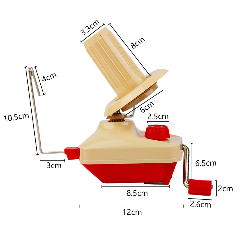 Arts & Crafts: Hand Operated Yarn Winder Manual Wool Ball Winding Tool for Knitting Crochet