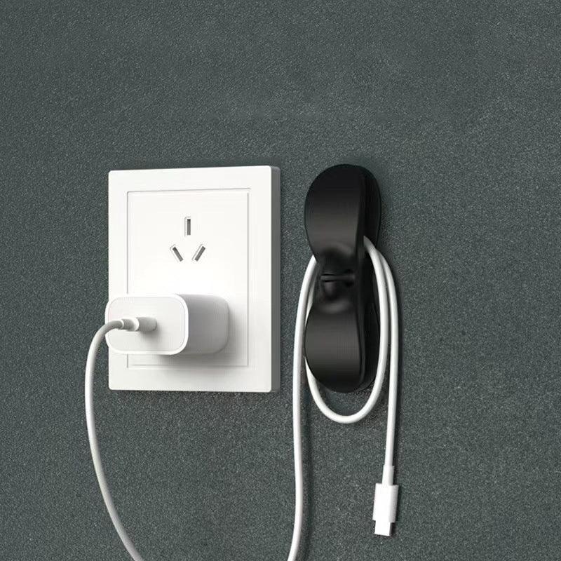 Cable Management: Wire Cable Organizer Holder Cord Wrapper Winder For Kitchen Appliances Computer - 3PCS Black