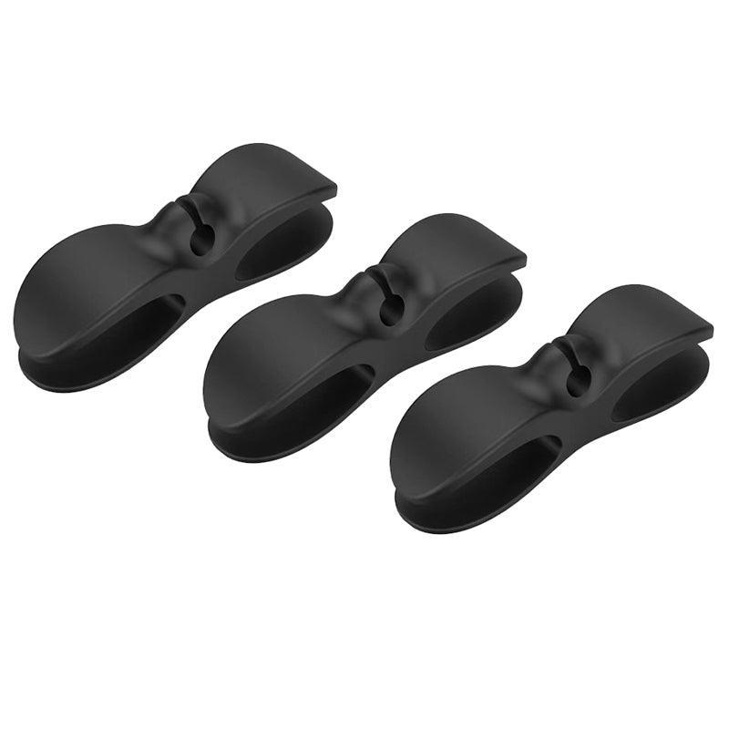 Cable Management: Wire Cable Organizer Holder Cord Wrapper Winder For Kitchen Appliances Computer - 3PCS Grey