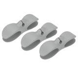 Cable Management: Wire Cable Organizer Holder Cord Wrapper Winder For Kitchen Appliances Computer - 3PCS Grey