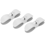 Cable Management: Wire Cable Organizer Holder Cord Wrapper Winder For Kitchen Appliances Computer - 3PCS Grey