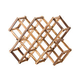 Wine Racks: Wooden Wine Rack Display Shelf Stand for Home Bar Storage Wine Bottle Holder