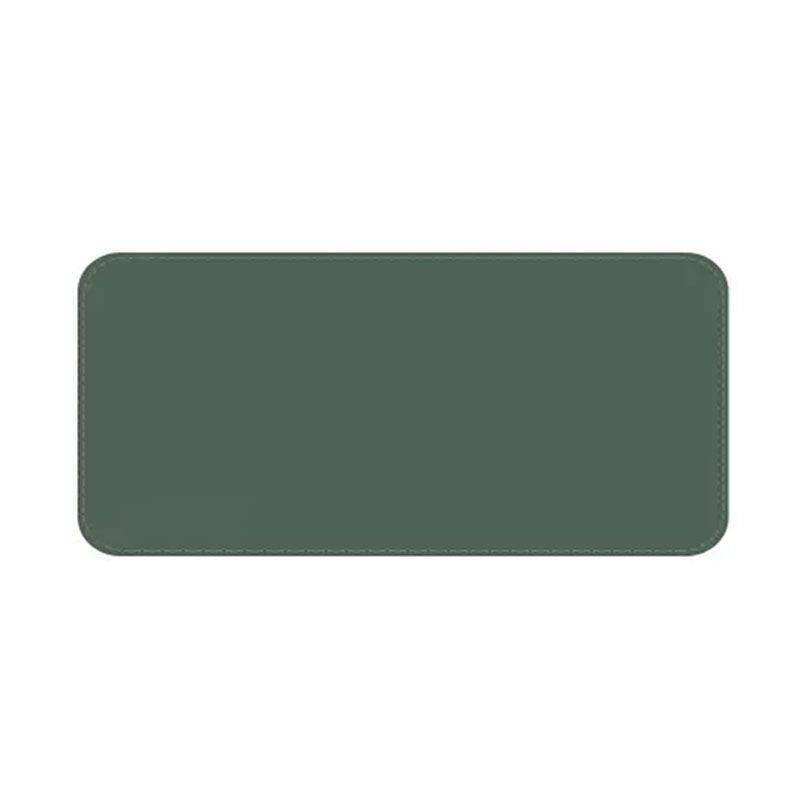Mouse & Accessories: Large Leather Gaming Mouse Pad Waterproof Desk Keyboard Mat 120 x 60cm - Wine Red