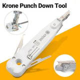 Hand Tools: Network Cable Punch Down Tool with Hook and Blade for RJ45 RJ11 Cat5e Cat6