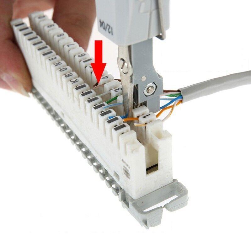Hand Tools: Network Cable Punch Down Tool with Hook and Blade for RJ45 RJ11 Cat5e Cat6