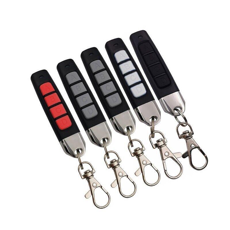 Electronic Door Locks: 4-in-1 Remote Control Duplicator Wireless Switch Copy Clone Code Duplicator ASK - Black