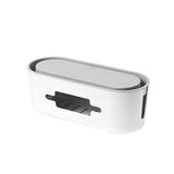 Cable Management: Cable Power Management Storage Box Socket Wire Tidy Organiser Hide Case - White