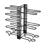 Adjustable Multi Layer Pot Lid Rack Vertical Storage Organizer Countertop Holder