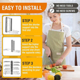 Adjustable Multi Layer Pot Lid Rack Vertical Storage Organizer Countertop Holder