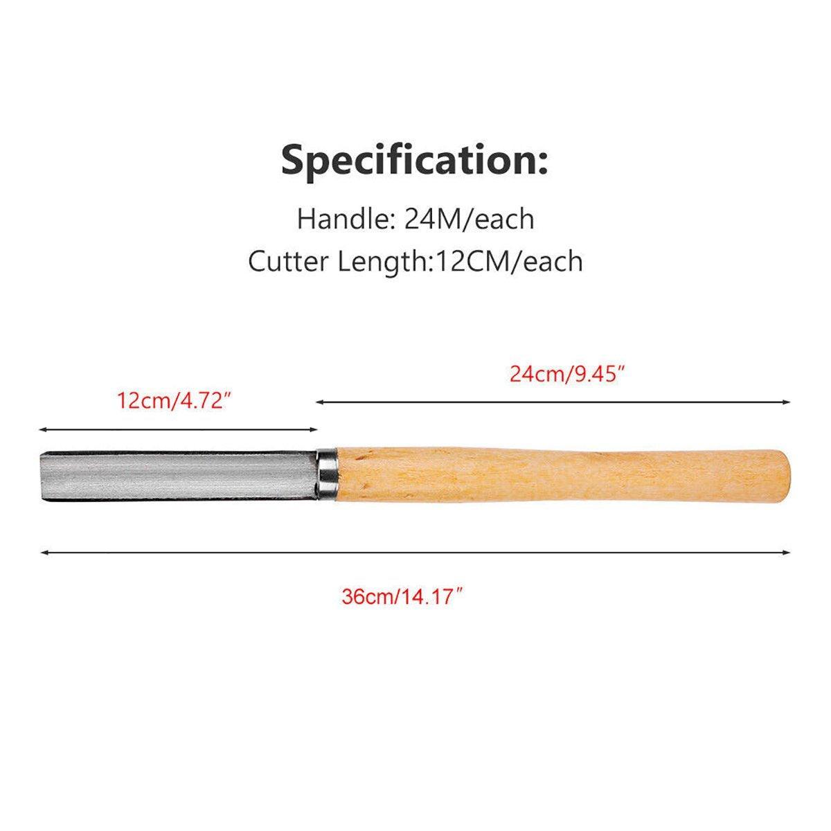 Hand Tools: 8X Heavy Duty HSS Wood Lathe Chisel Set Turning Wood Tools Carving GougeDurable