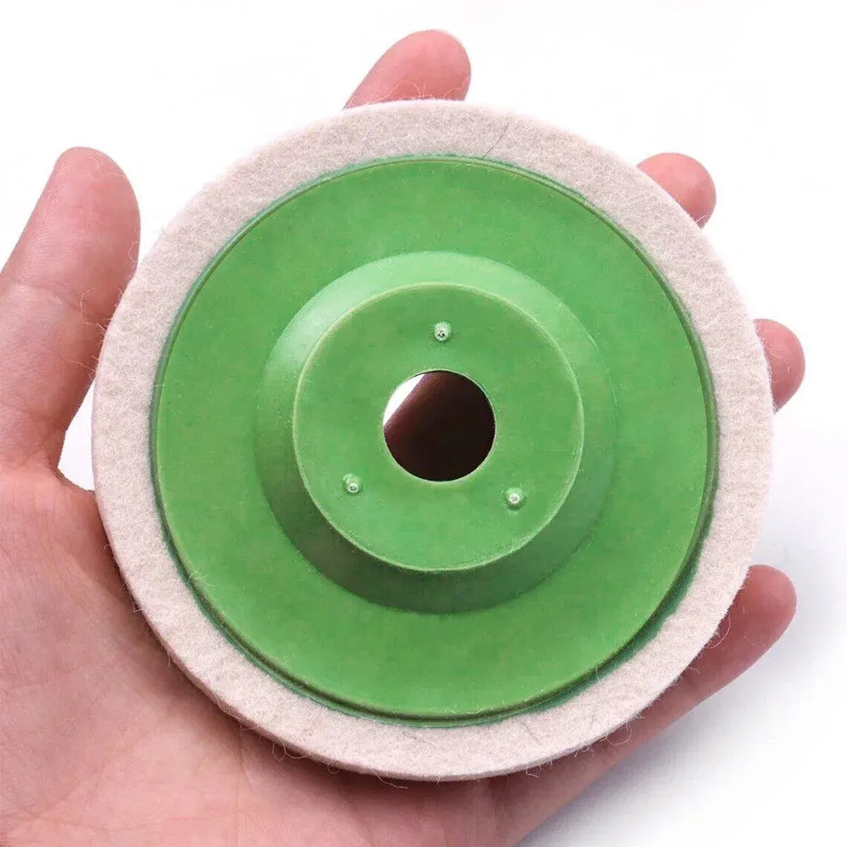 Wool Felt Polishing Wheels for Angle Grinder 98 x 8 x 16 mm, 10 Pack