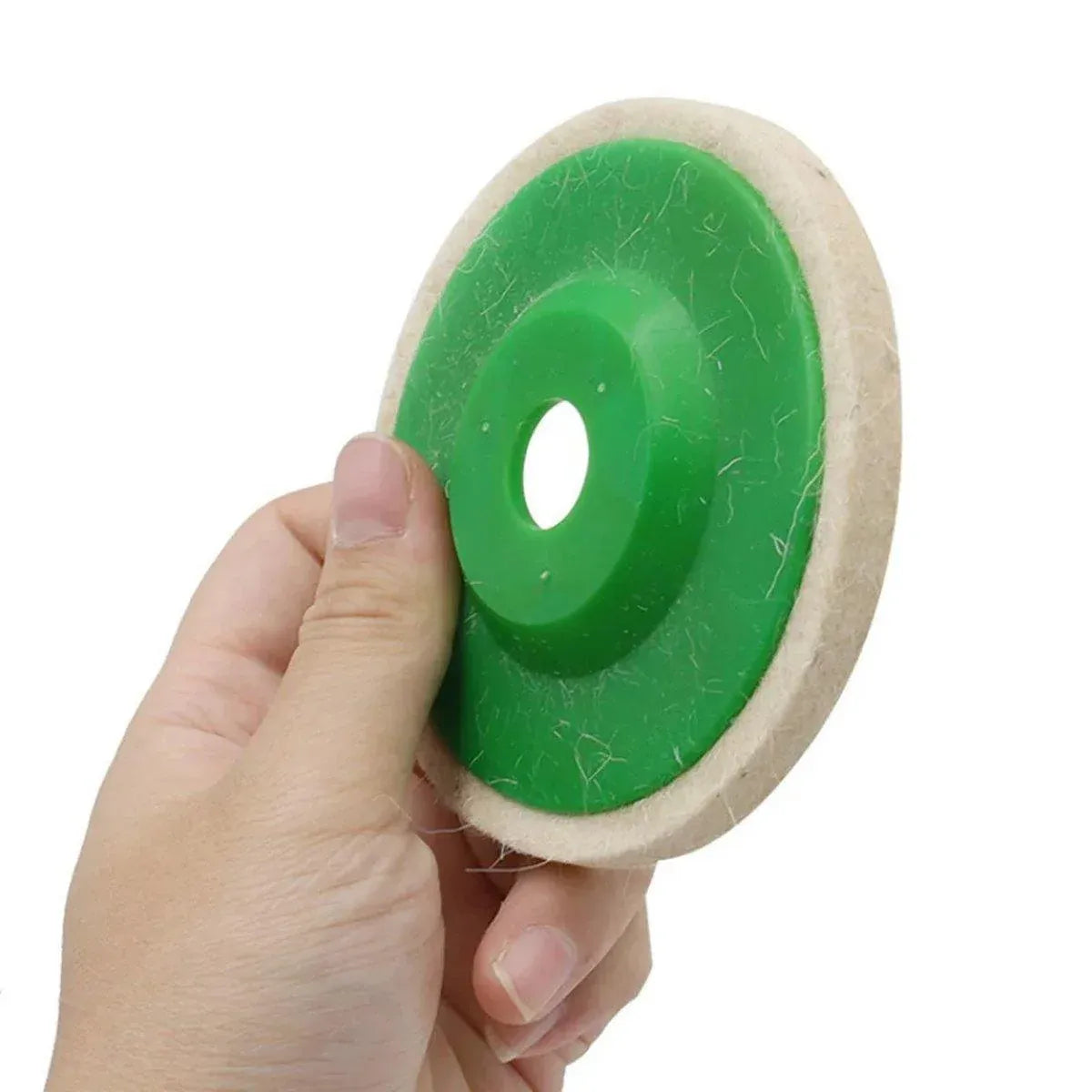 Wool Felt Polishing Wheels for Angle Grinder 98 x 8 x 16 mm, 10 Pack