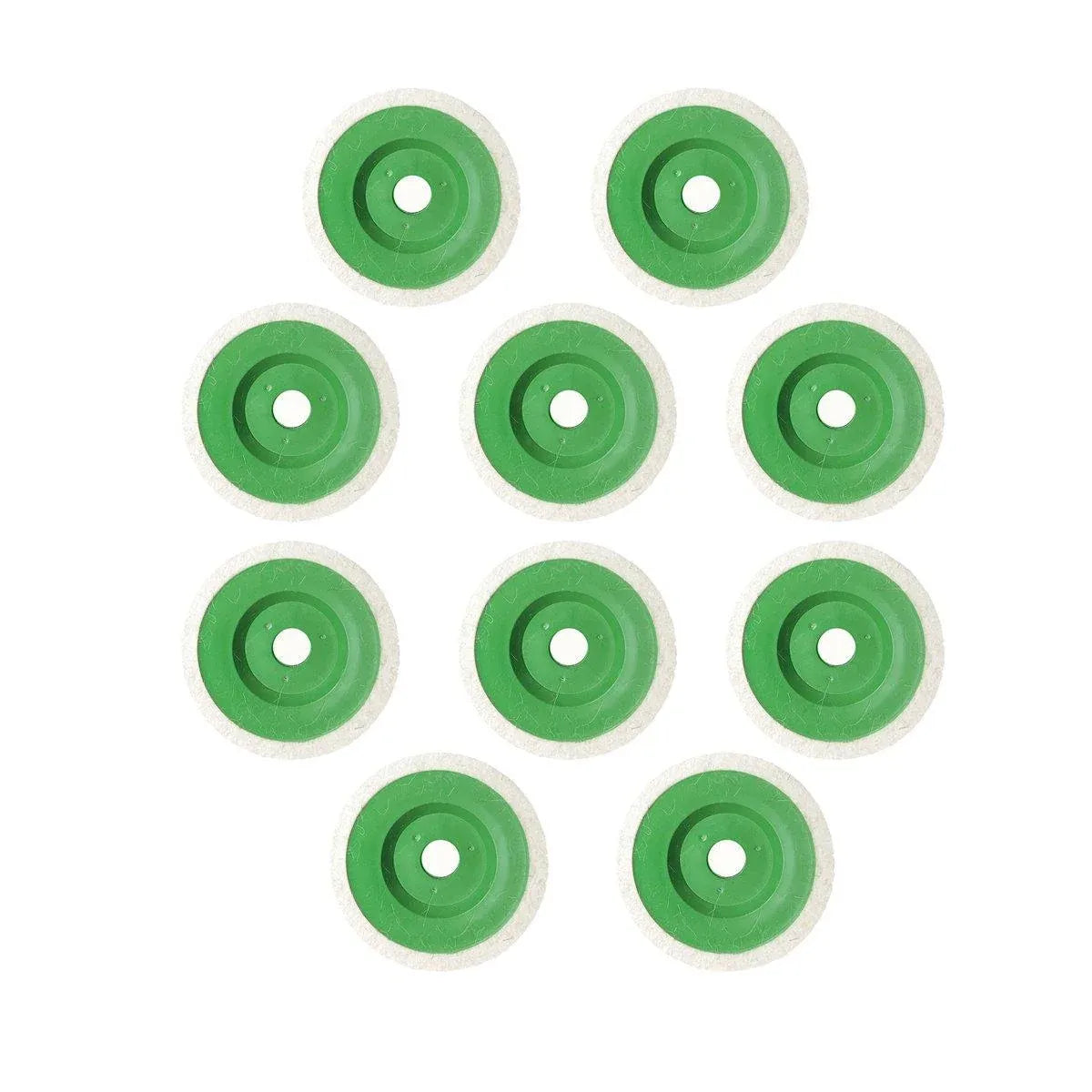 Wool Felt Polishing Wheels for Angle Grinder 98 x 8 x 16 mm, 10 Pack