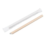 1000-2000pcs Colourful Paper Drinking Straws FOIL Metallic Party - White-6*190mm 2000PCS