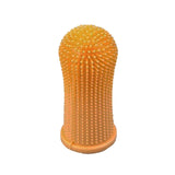 Pet Grooming Supplies: Premium Oral Care Dog Cat Toothbrush Finger Toothbrush Finger Silicone - Pink