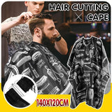 Hair Styling Tools: Hair Cutting Cape Soft Polyester Salon Apron for Home and Professional Use