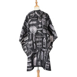 Hair Styling Tools: Hair Cutting Cape Soft Polyester Salon Apron for Home and Professional Use
