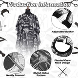 Hair Styling Tools: Hair Cutting Cape Soft Polyester Salon Apron for Home and Professional Use