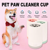 Pet Grooming Supplies: Pet Foot Wash Cup Automatic No-Rub Paw Cleaner Cat Dog Paw Washing Cup Clean - Green