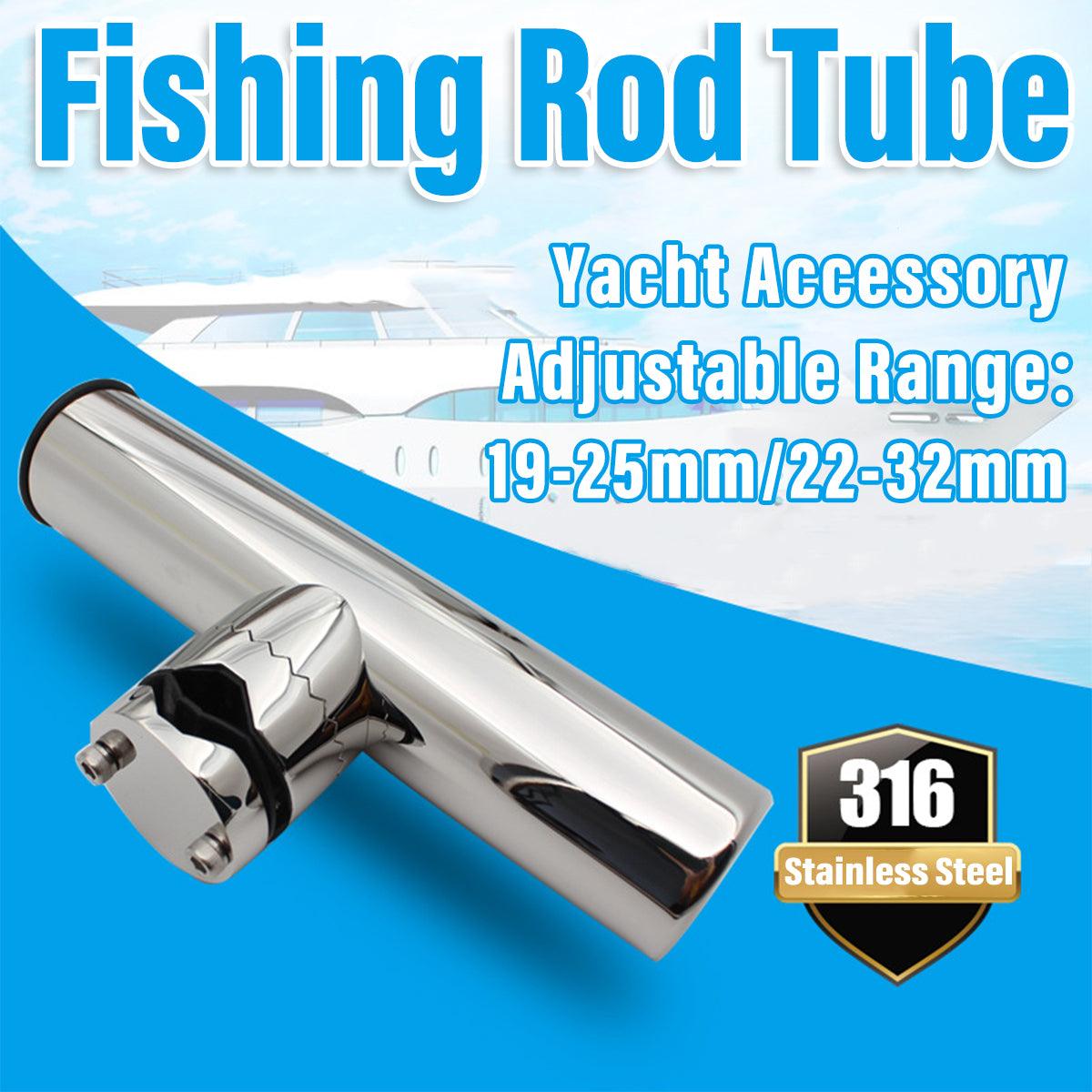 Fishing Tackle: Fishing Rod Tubes Holders Grippers for Boat and Outdoor Fishing Rod Storage - 19mm-25mm