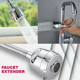 Tap & Sink Accessories: Kitchen Universal Faucet Splash-Proof Head Pressurized Nozzle Bubbler 360° Au