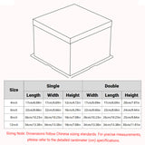 20 PCS Clear Treat Box Box Portable Cake Display Transparent Birthday Cake - 8 INCH(without ribbon)-Double