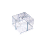 20 PCS Clear Treat Box Box Portable Cake Display Transparent Birthday Cake - 12 INCH(without ribbon)-Double