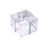 20 PCS Clear Treat Box Box Portable Cake Display Transparent Birthday Cake - 12 INCH(without ribbon)-Double