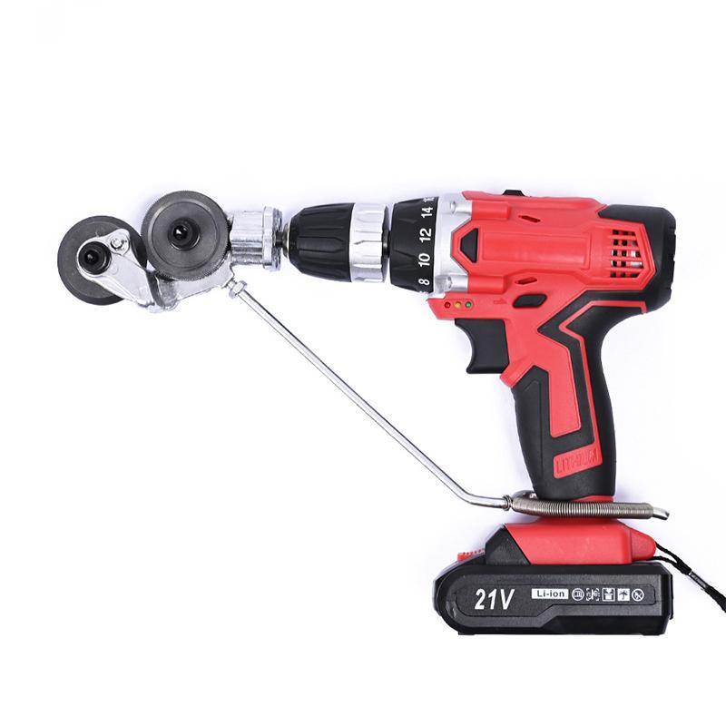 Cutters: Electric Drill Plate Cutter Sheet Metal Nibbler Precise Cutting Shears Cutter