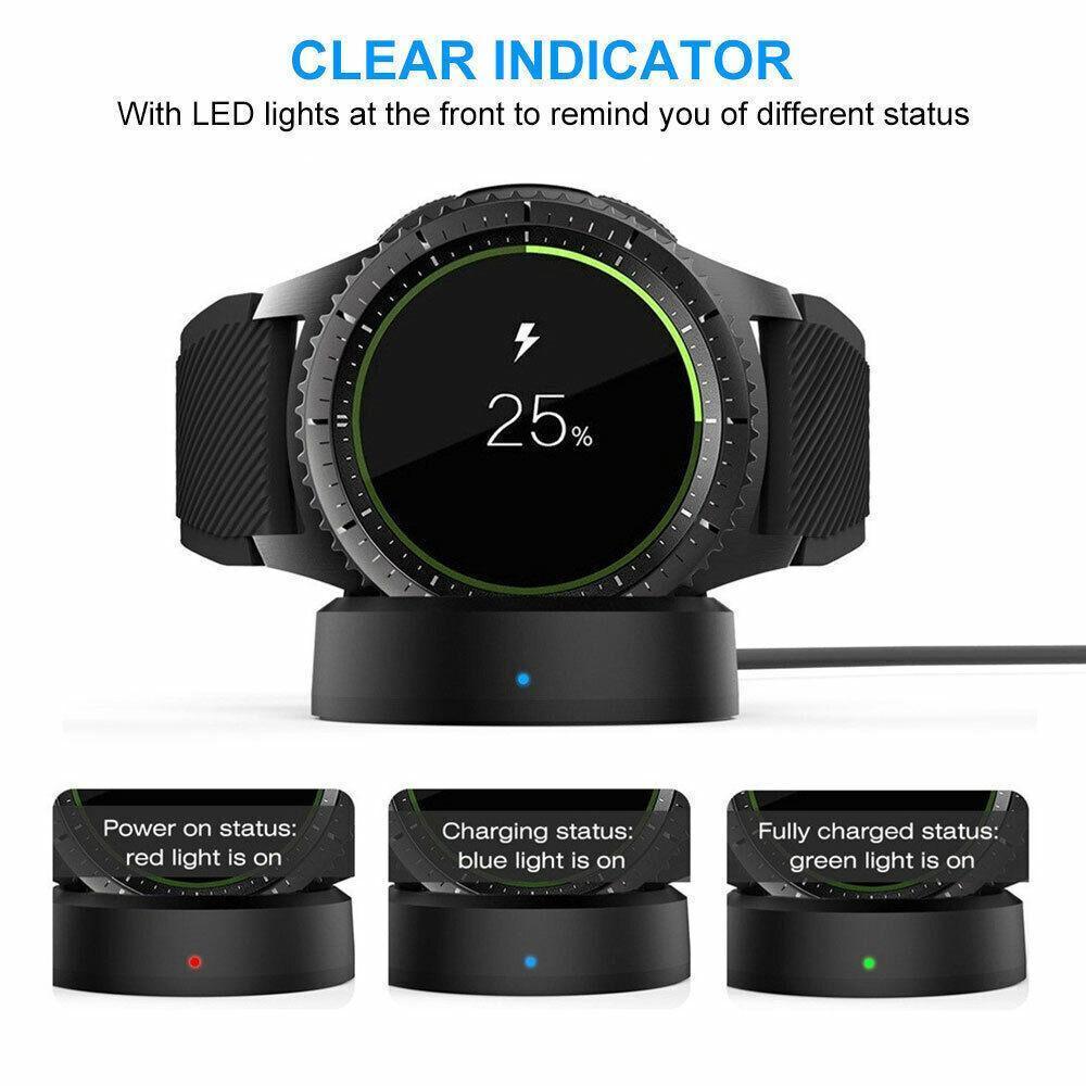 Men's Watches: Smart Watch Wireless Charging Dock for Samsung Galaxy Gear S2 S3 R770 R760 Charger