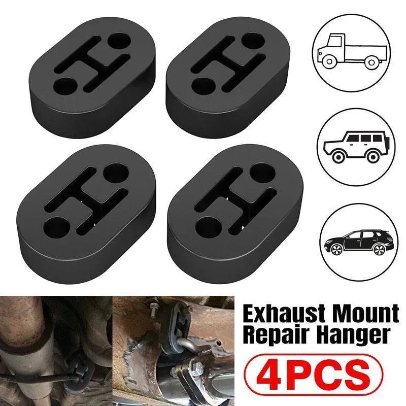 4 Pcs Universal Exhaust Mount Repair Hanger Brackets, Replacement Hangers