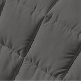 Side Tables: Luxor Australian Made All Season Grey 400GSM Bamboo Blend Quilt King