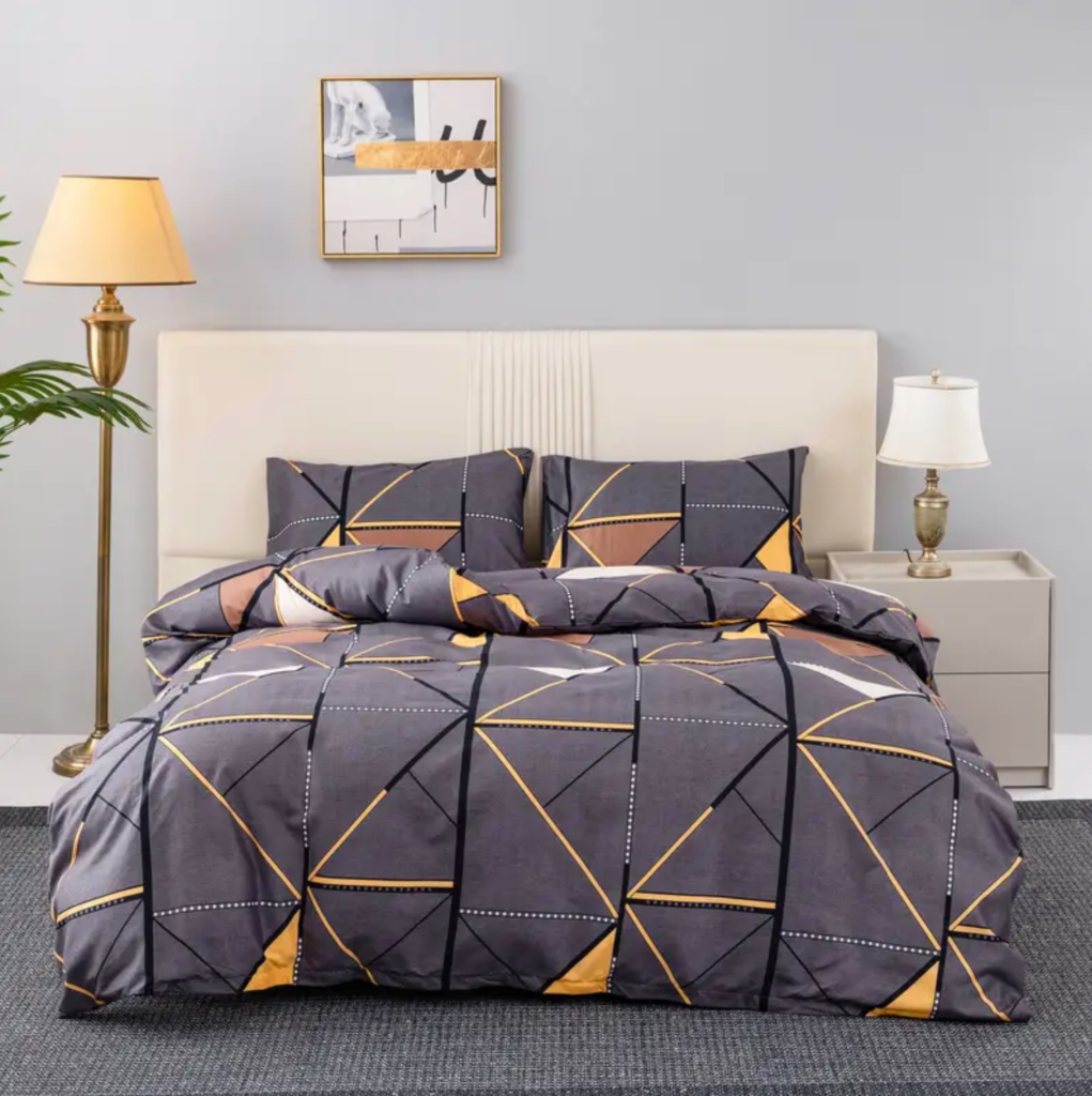 Duvet Covers: Dreamfields - Triray Quilt Cover Set - (3pcs, Double Size)