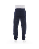 Drawstring Closure Chino Trousers with Side and Back Pockets 46 IT Men