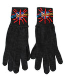 100% Authentic Dolce & Gabbana Unisex Gray Wool Gloves One Size Men
