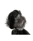 Dolce & Gabbana Crystal Fox Fur Earmuffs One Size Women