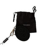Dolce & Gabbana Keychain & Bag Charm with Logo Engraved Metal Hardware One Size Men