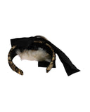 Dolce & Gabbana Crystal and White Hair Diadem Headband One Size Women