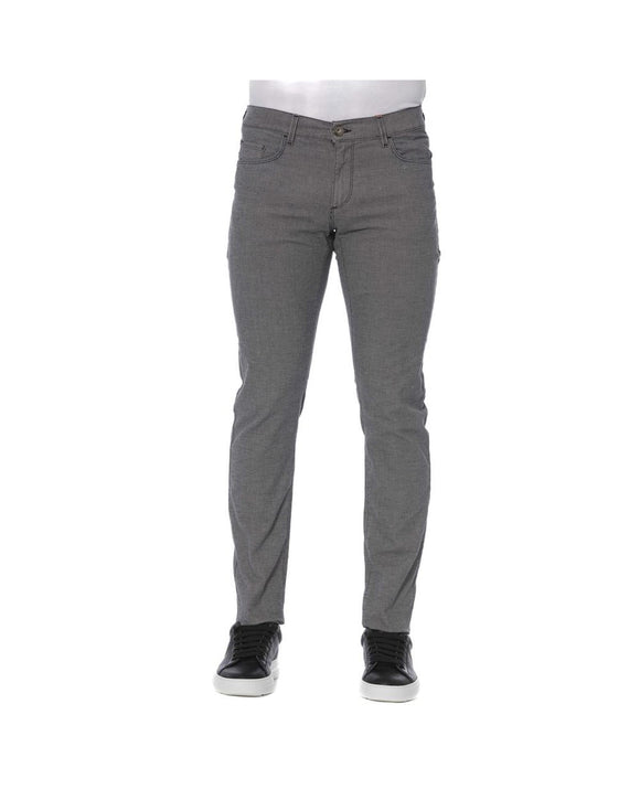 Trussardi Jeans Men's Gray Cotton Jeans & Pant - W38 US