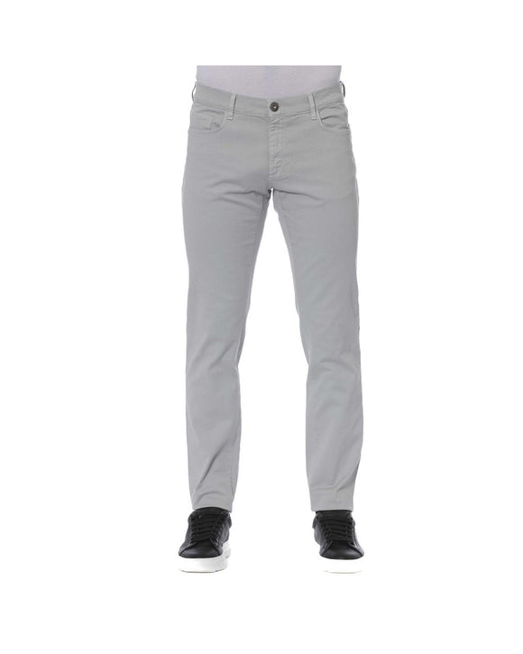 Trussardi Jeans Men's Gray Cotton Jeans & Pant - W29 US
