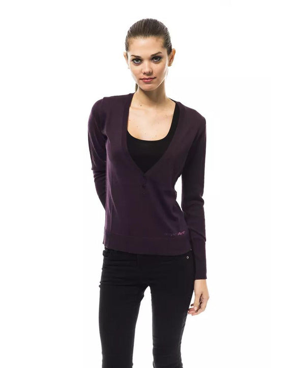 Ungaro Fever Women's Purple Wool Sweater - 44 IT