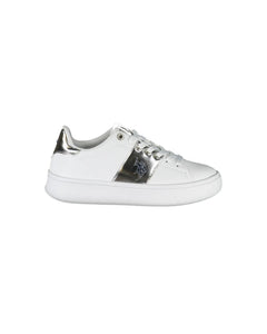 US POLO ASSN Women's White Polyester Sneaker - 36 EU