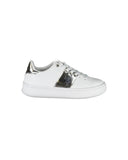 US POLO ASSN Women's White Polyester Sneaker - 37 EU