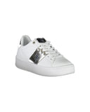 US POLO ASSN Women's White Polyester Sneaker - 39 EU