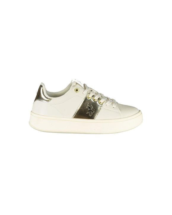 US POLO ASSN Women's Beige Polyester Sneaker - 36 EU