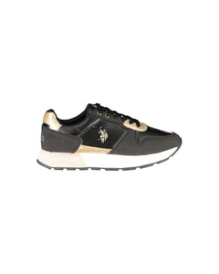 US POLO ASSN Women's Black Polyester Sneaker - 36 EU