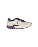 US POLO ASSN Women's White Polyester Sneaker - 36 EU