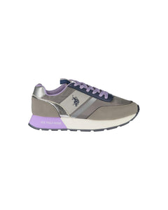 US POLO ASSN Women's Gray Polyester Sneaker - 36 EU