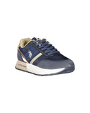 US POLO ASSN Women's Blue Polyester Sneaker - 37 EU